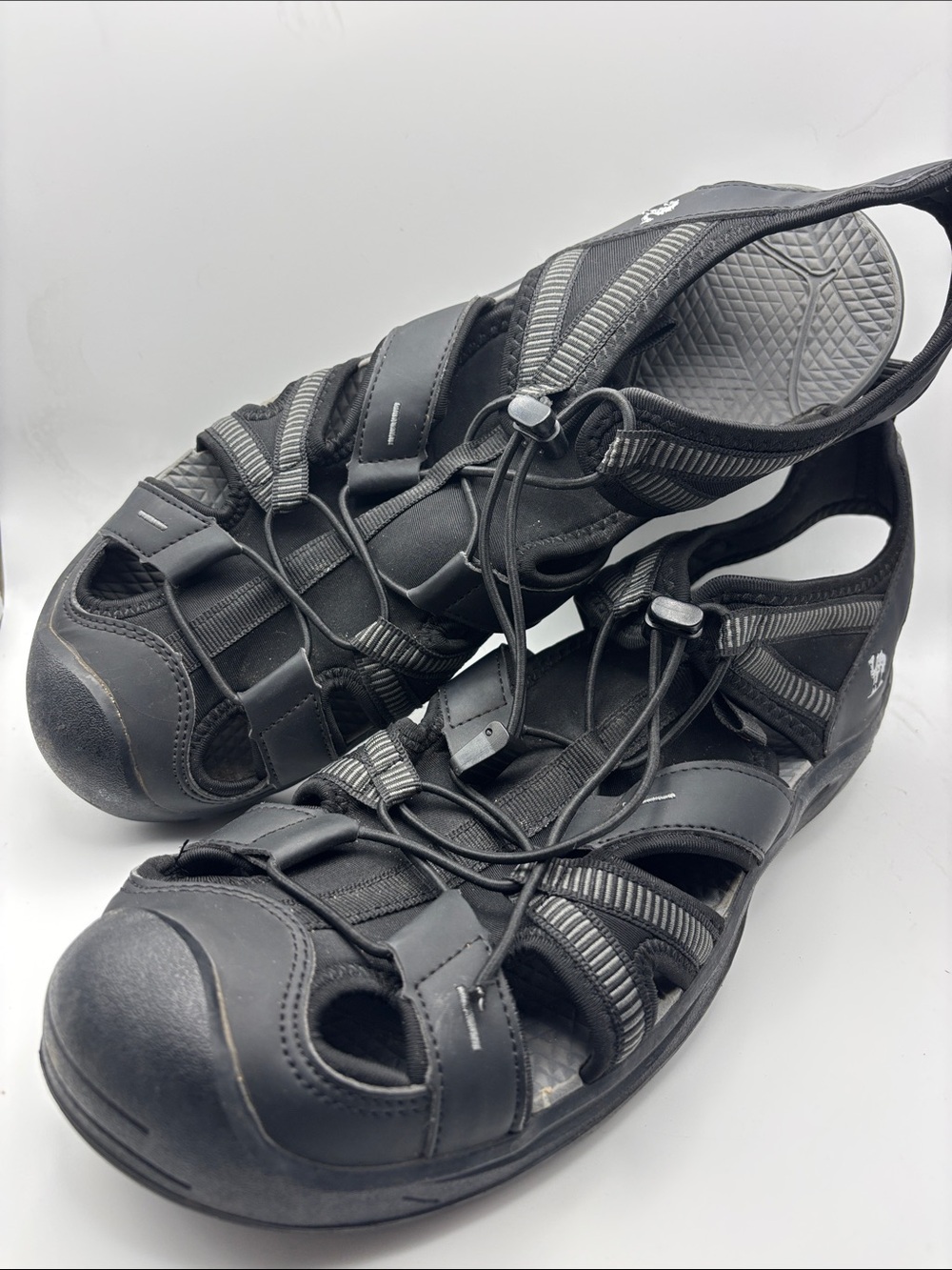 Camel Crown Black Fisherman Sandals Men’s 12 Outdoor Closed Toe Water Shoes